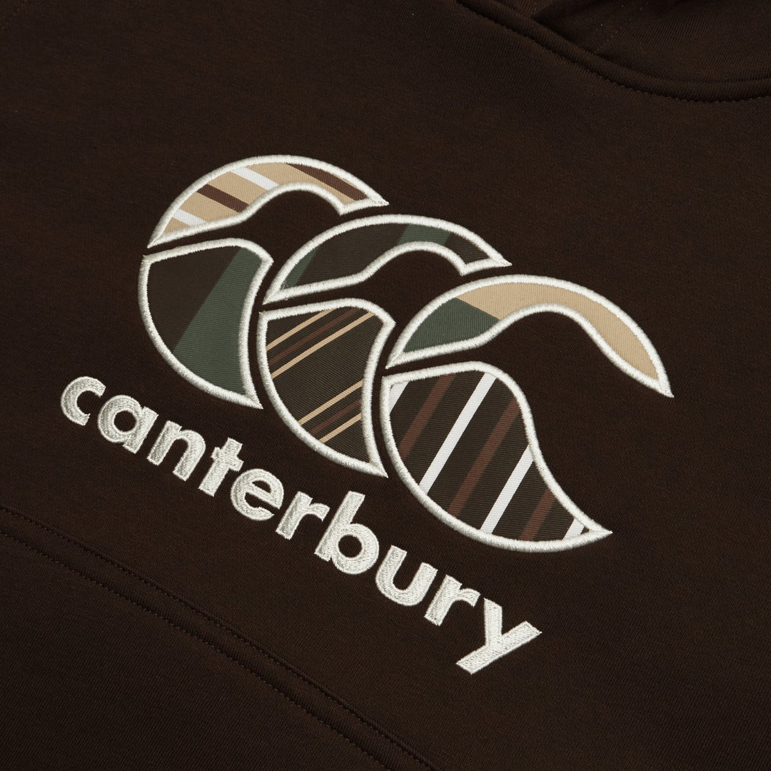 Canterbury Junior Unisex Uglies Hoodie Brown
