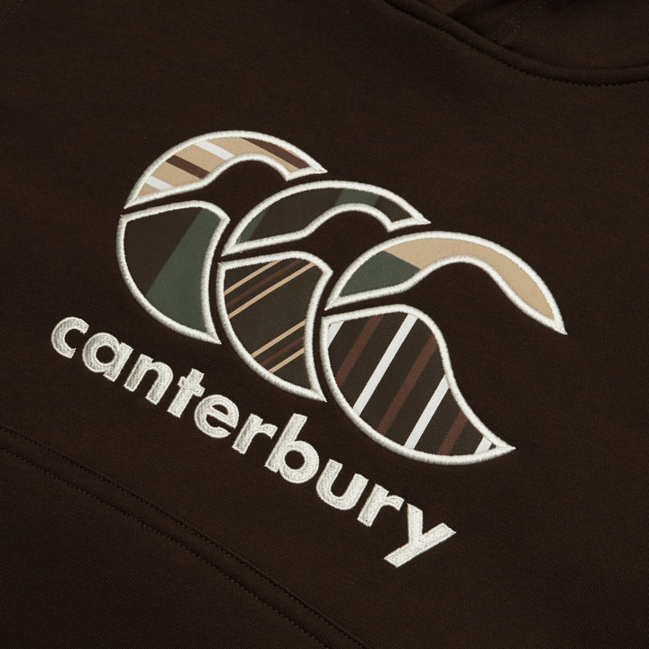 Canterbury Junior Unisex Uglies Hoodie Brown