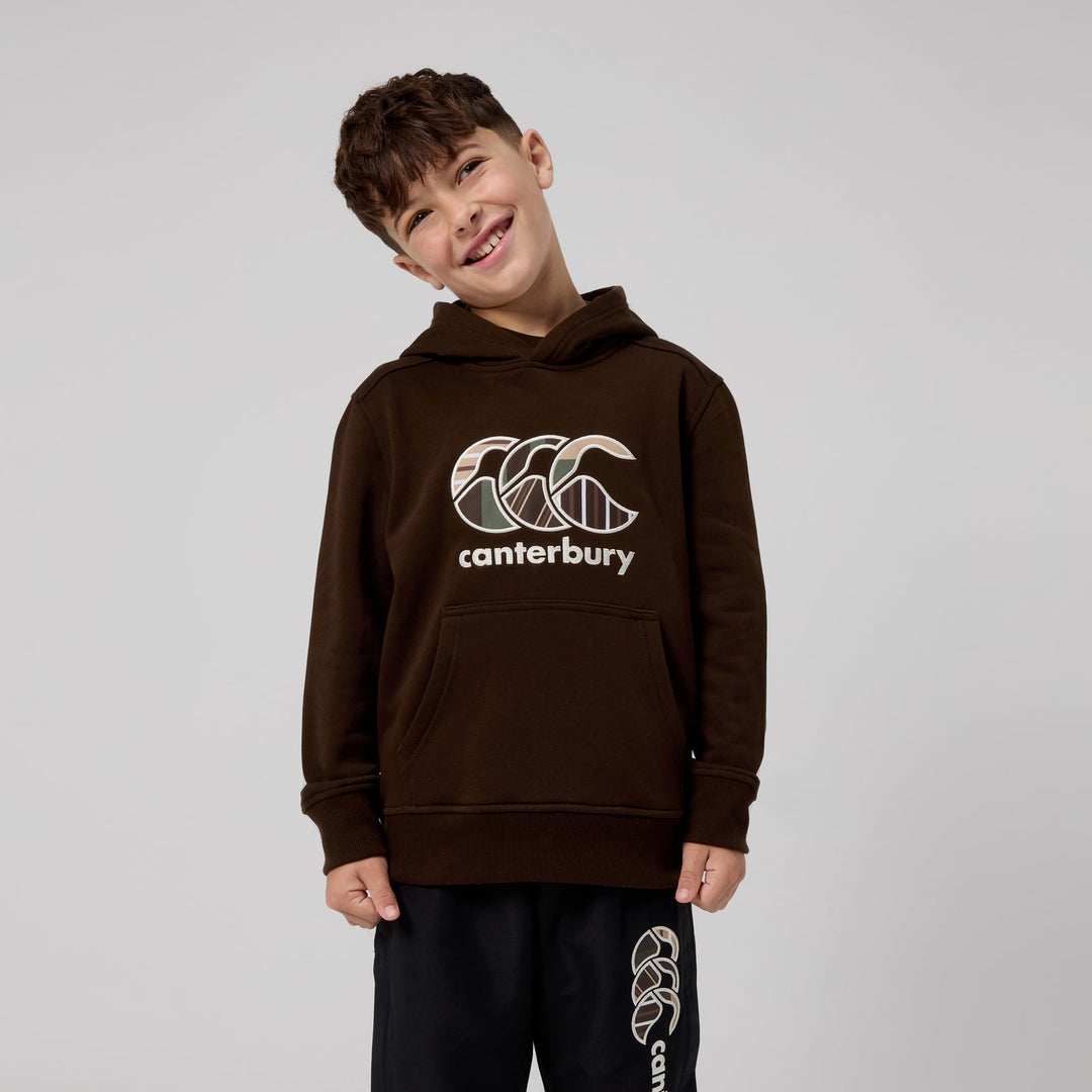Canterbury Junior Unisex Uglies Hoodie Brown