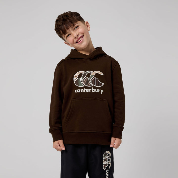 Canterbury Junior Unisex Uglies Hoodie Brown