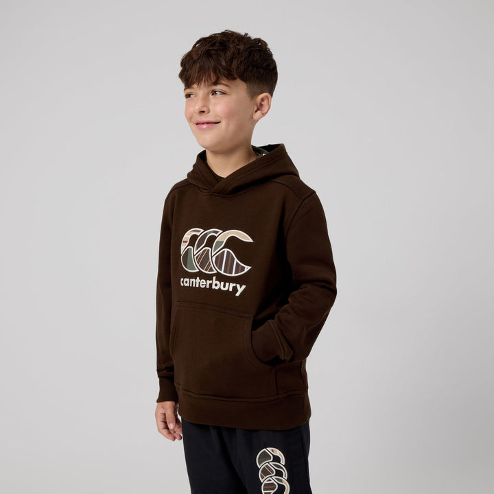 Canterbury Junior Unisex Uglies Hoodie Brown