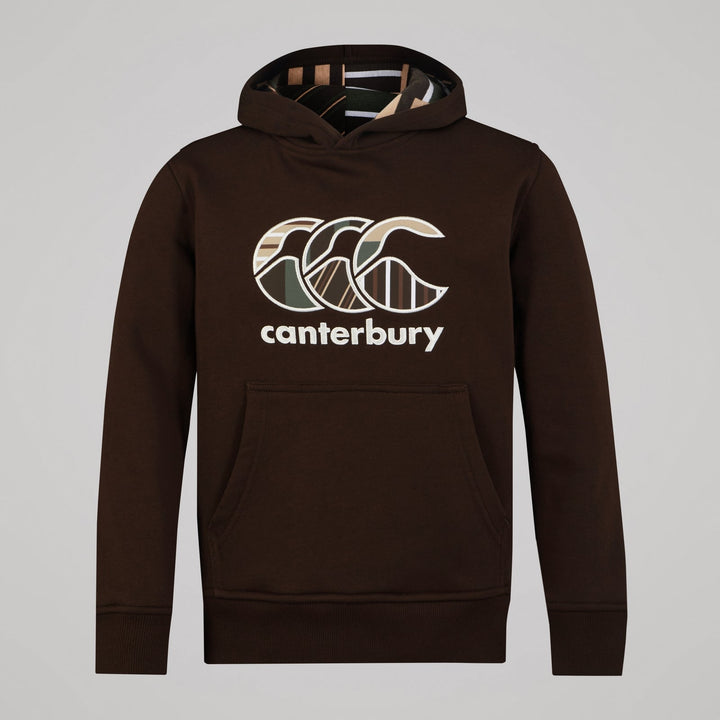 Canterbury Junior Unisex Uglies Hoodie Brown