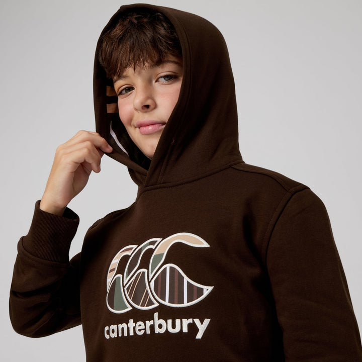 Canterbury Junior Unisex Uglies Hoodie Brown