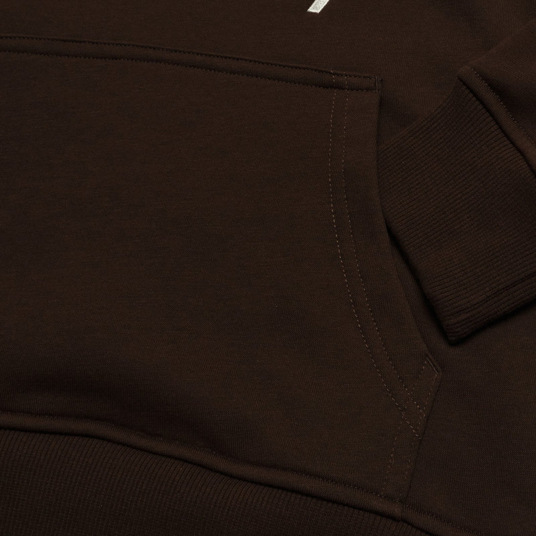 Canterbury Junior Unisex Uglies Hoodie Brown