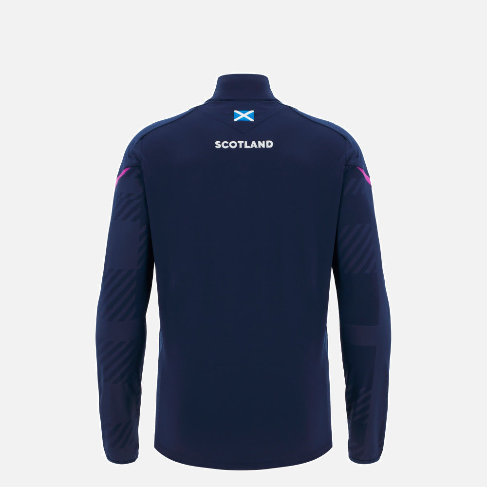 Macron Scotland Rugby 2025/26 1/4 Zip Training Top Kids