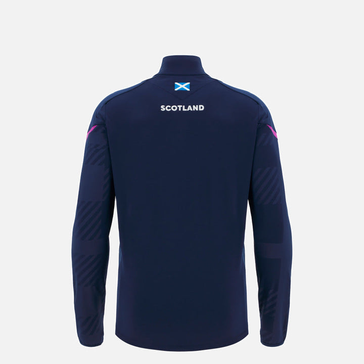 Macron Scotland Rugby 2025/26 1/4 Zip Training Top Kids