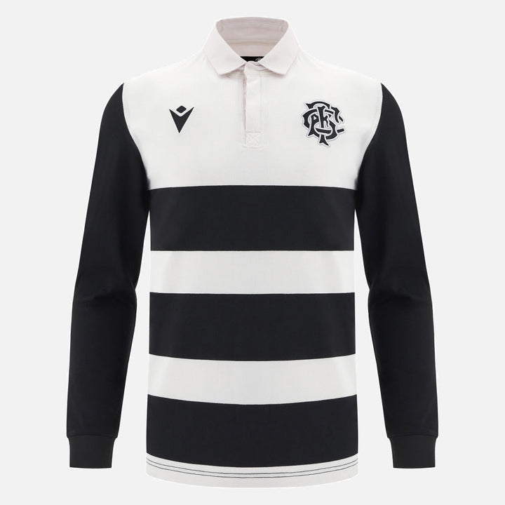 Macron Barbarians 2024/25 Long Sleeve Cotton Shirt Men