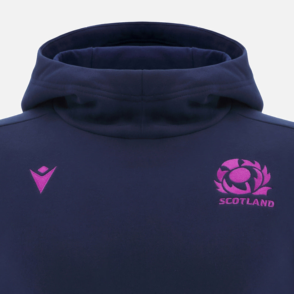 Macron Scotland Rugby 2025/26 Travel Hoodie Kids