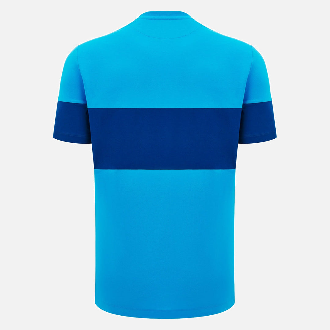 Macron Schotland Rugby 2024/25 Blue Leisure T-shirt Men