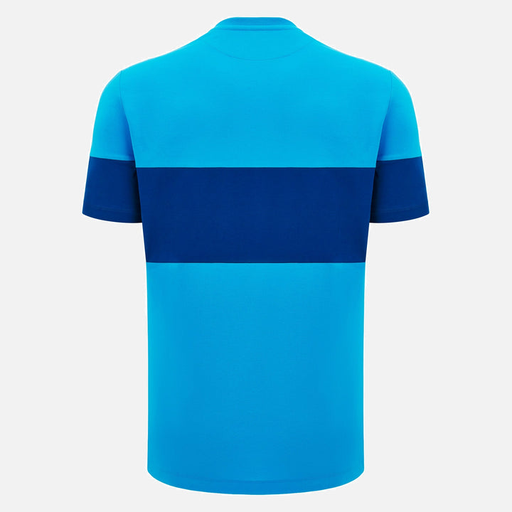 Macron Schotland Rugby 2024/25 Blue Leisure T-shirt Men