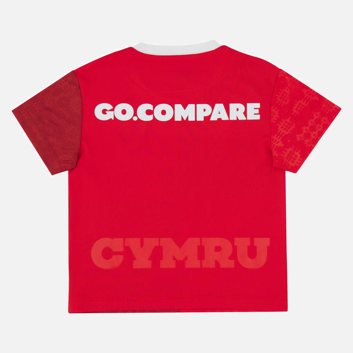 Macron Wales Replica Rugby Thuisshirt Baby 2025/26
