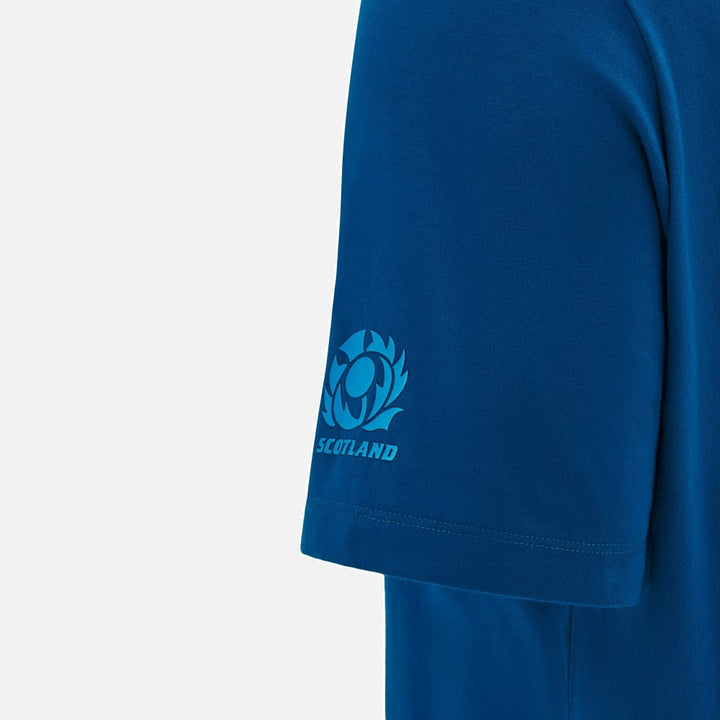 Macron Scotland Rugby 2024/25 Navy Leisure T-shirt Men