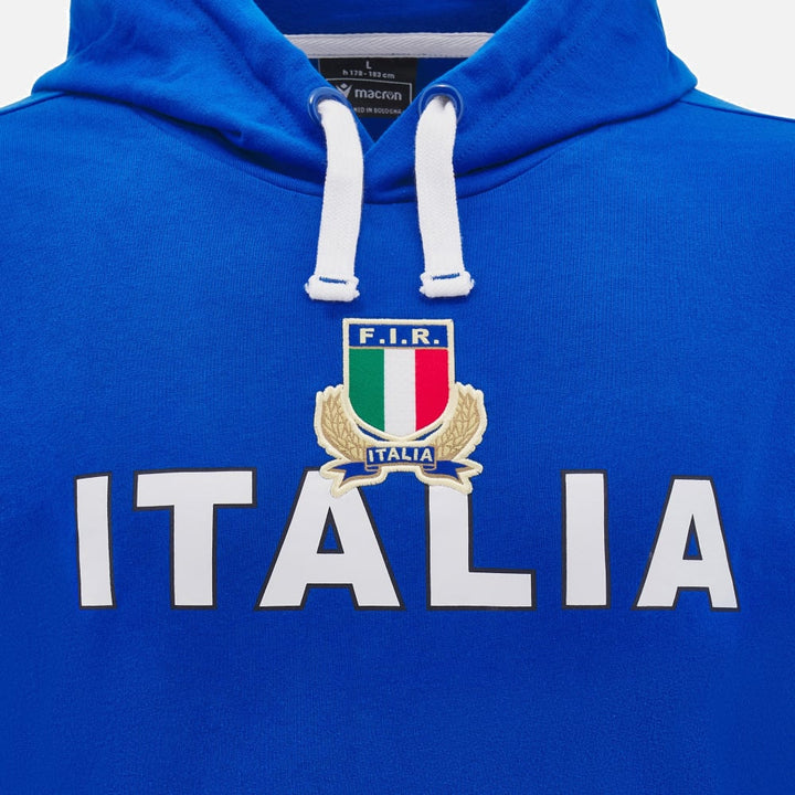 Macron Italy Rugby Supporters Hoodie Men