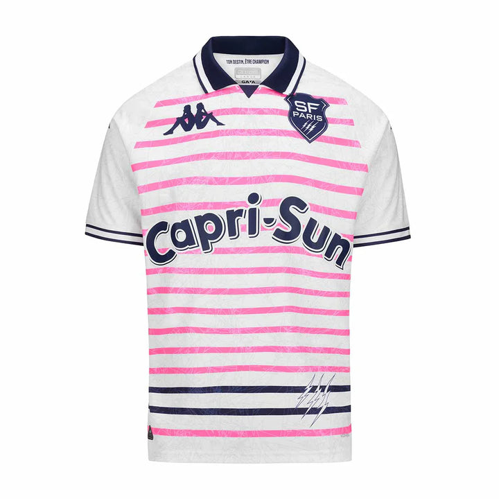 Kappa Stade Français Paris Kombat Third Shirt 24/25 White Men