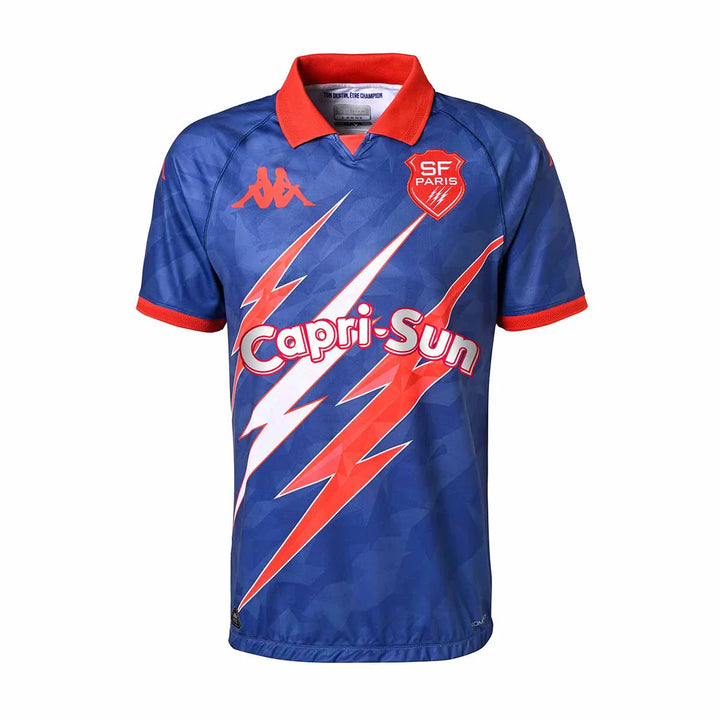 Kappa Stade Français Paris Kombat Away Shirt 24/25 Blue Men