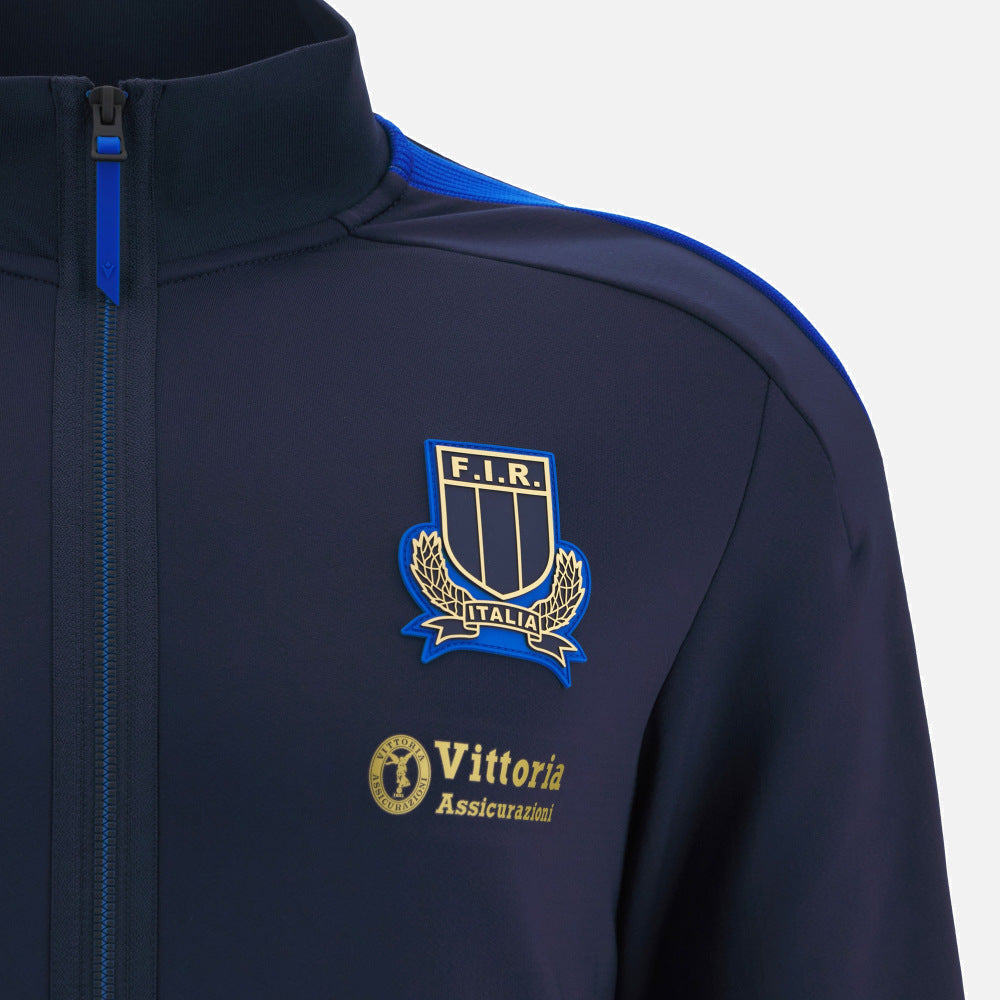 Macron Italy Rugby 2025/26 Athleisure Anthem Jacket