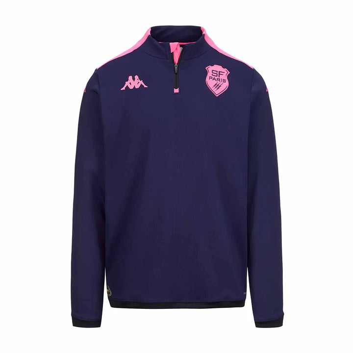 Kappa Stade Français Paris 24/25 Ablas Pro 8 Sweatshirt Men Blue