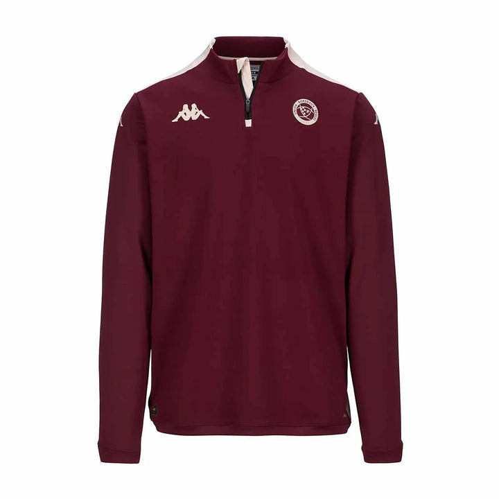Kappa UBB 24/25 Ablas Pro 8 Training Sweatshirt Men Bordeaux