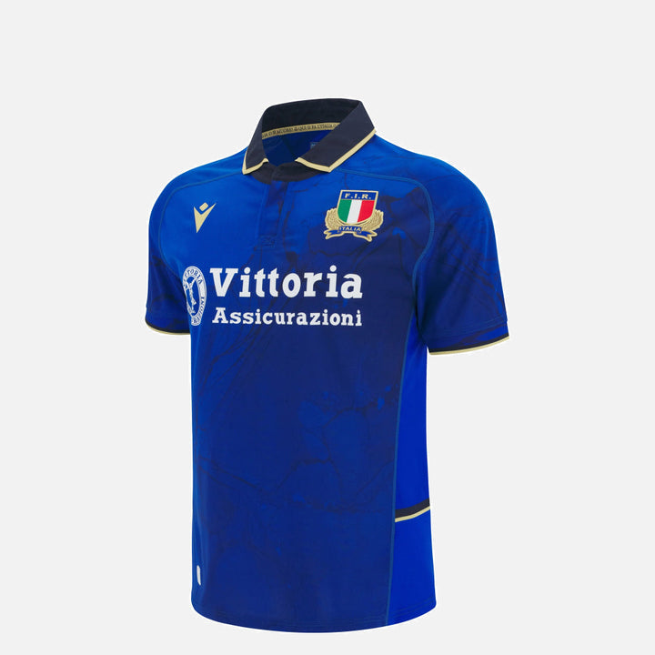 Macron Italy Rugby 2025/26 Home Replica Shirt Kids