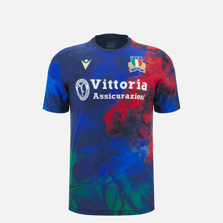 Macron Italy Rugby 2025/26 Training T-Shirt Kids