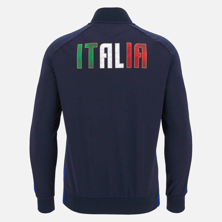 Macron Italy Rugby 2025/26 Athleisure Anthem Jacket