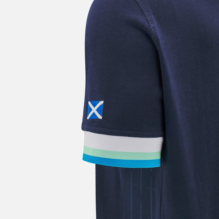 Macron Scotland Rugby 2024/25 Home Cotton Short Sleeve Shirt Men