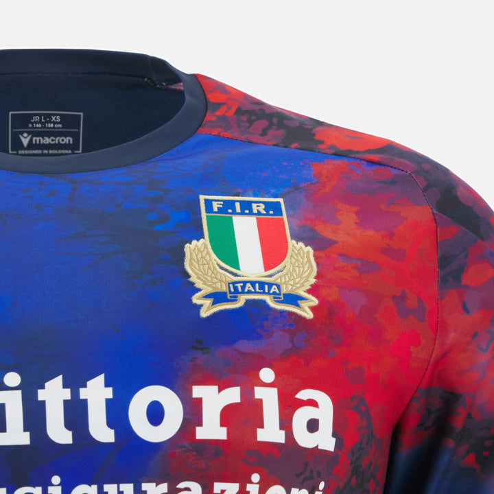 Macron Italy Rugby 2025/26 Training T-Shirt Kids