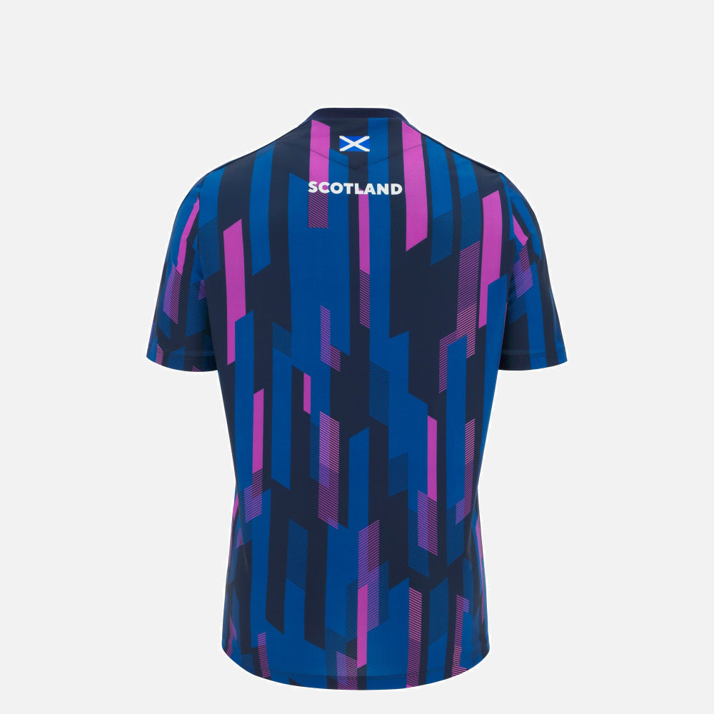Macron Scottish Rugby 2025/26 Warm-Up Gym T-Shirt Kids