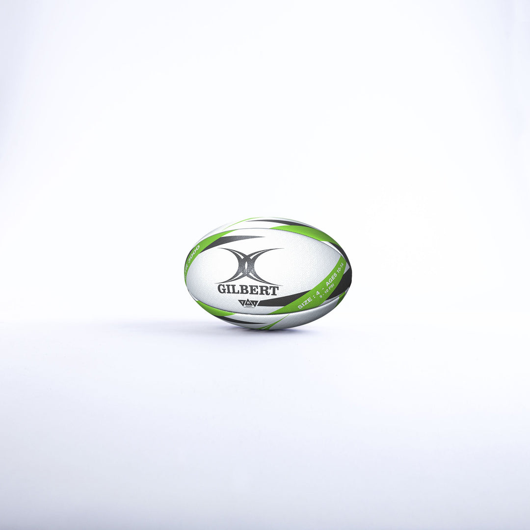 Gilbert G-TR3000 Rugby Ball Green Size 4