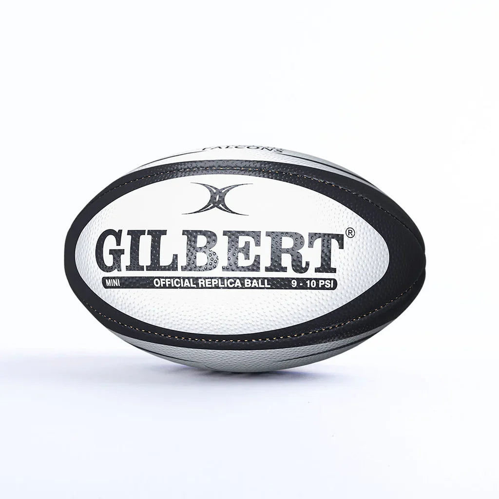 Gilbert Newcastle Falcons Replica Rugbybal Mini
