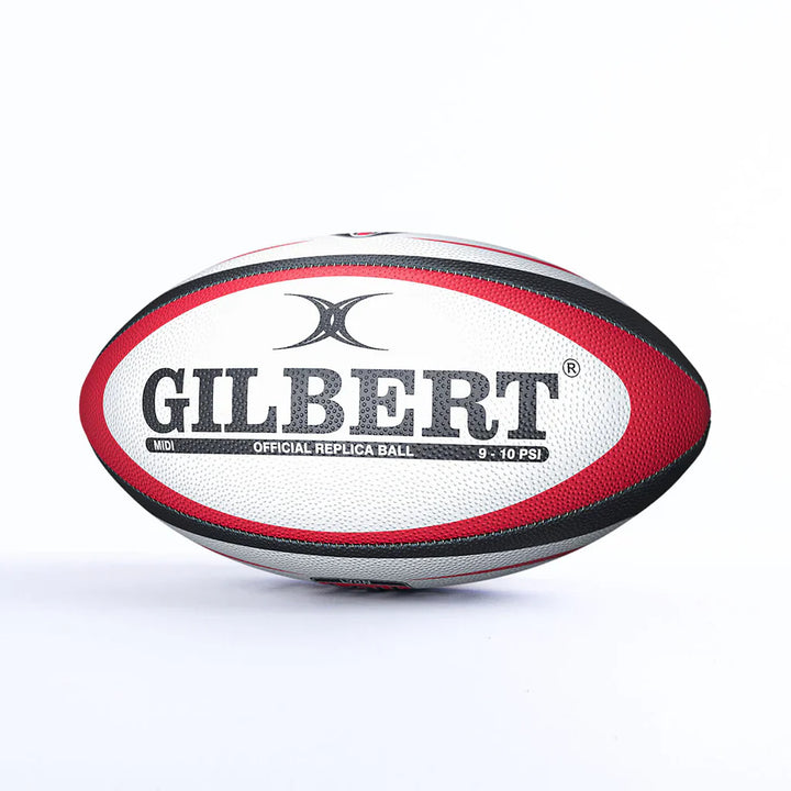 Gilbert Lyon Olympique Replica Rugby Ball Midi