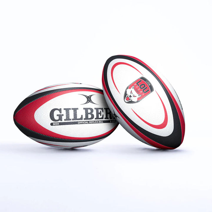 Gilbert Lyon Olympique Replica Rugby Ball Midi