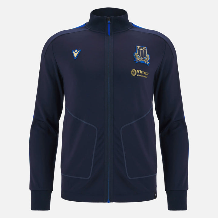Macron Italy Rugby 2025/26 Athleisure Anthem Jacket