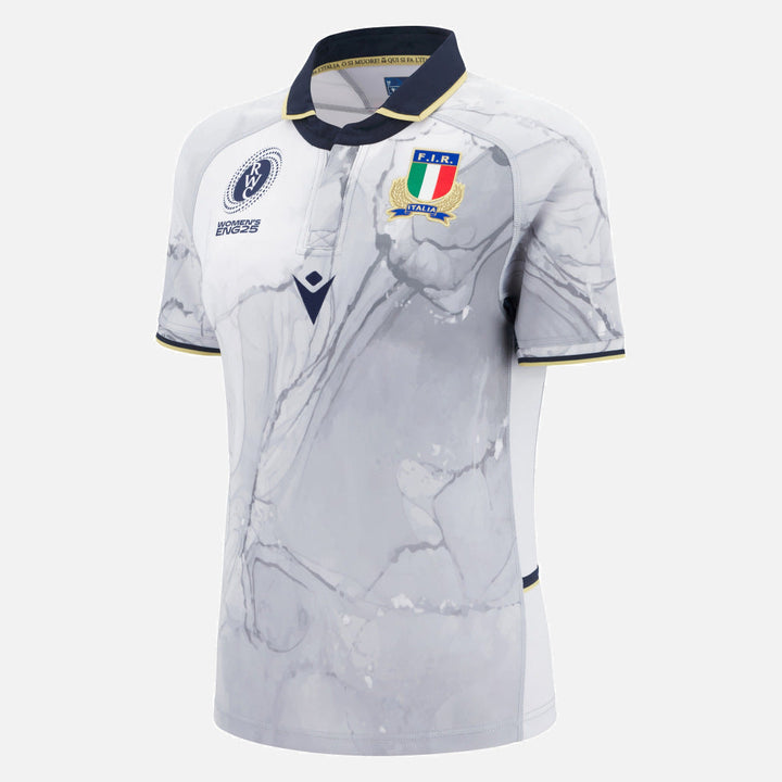 Macron WRWC 2025 Italy Women’s Rugby Away Shirt Slim Fit