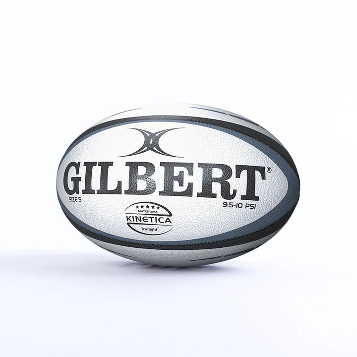 Gilbert Kinetica Match Rugby Ball Black Size 5