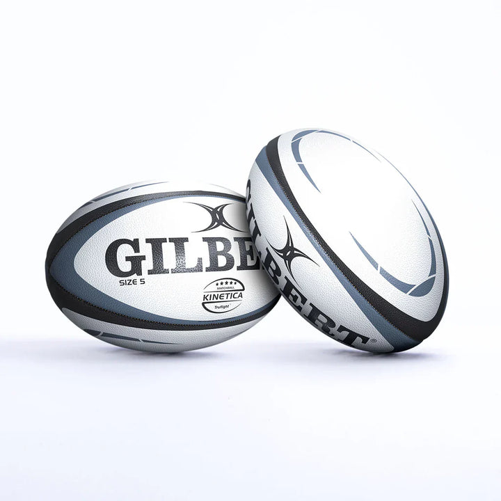 Gilbert Kinetica Match Rugby Ball Black Size 5