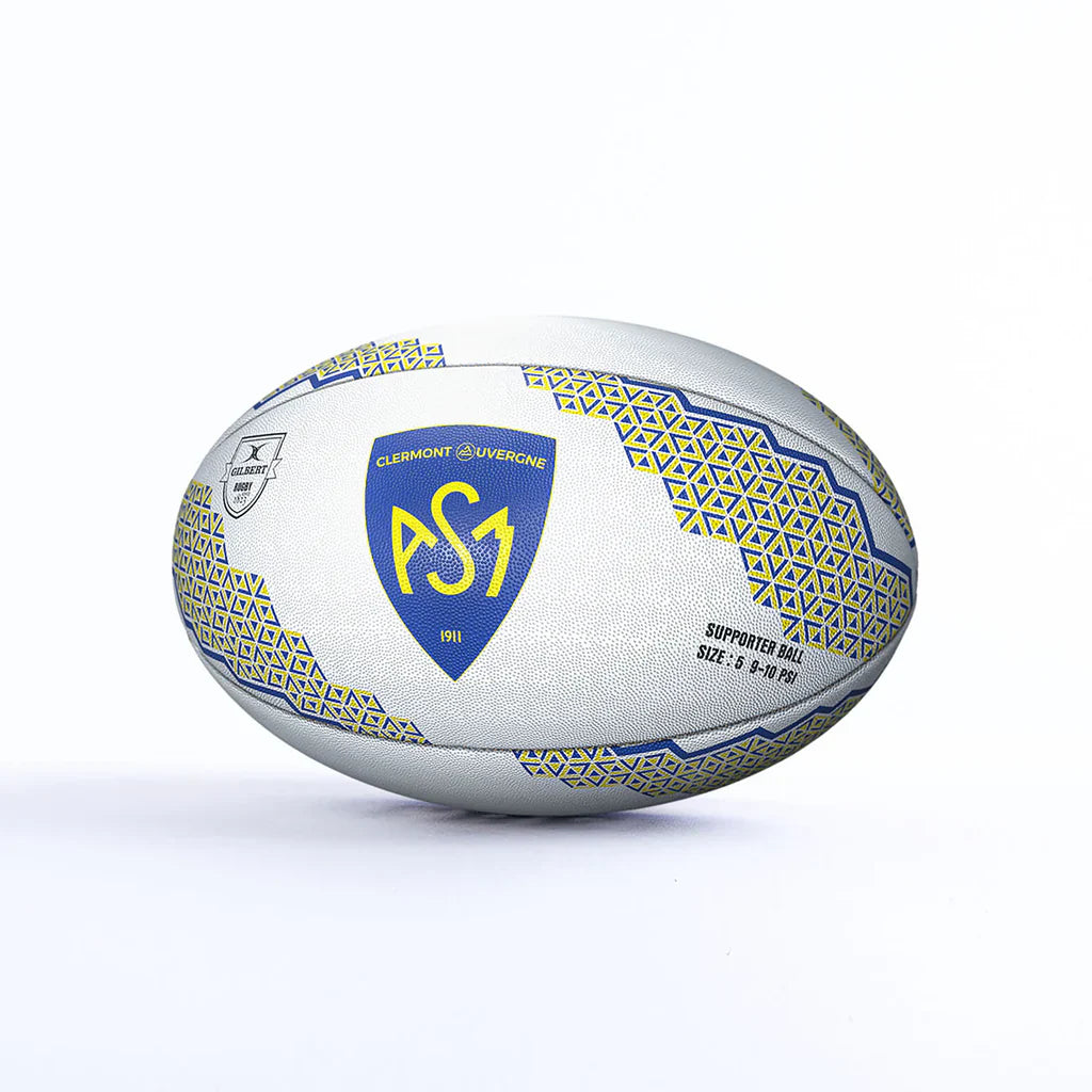 Gilbert Clermont Ferrand Supporter Rugby Ball Size 5