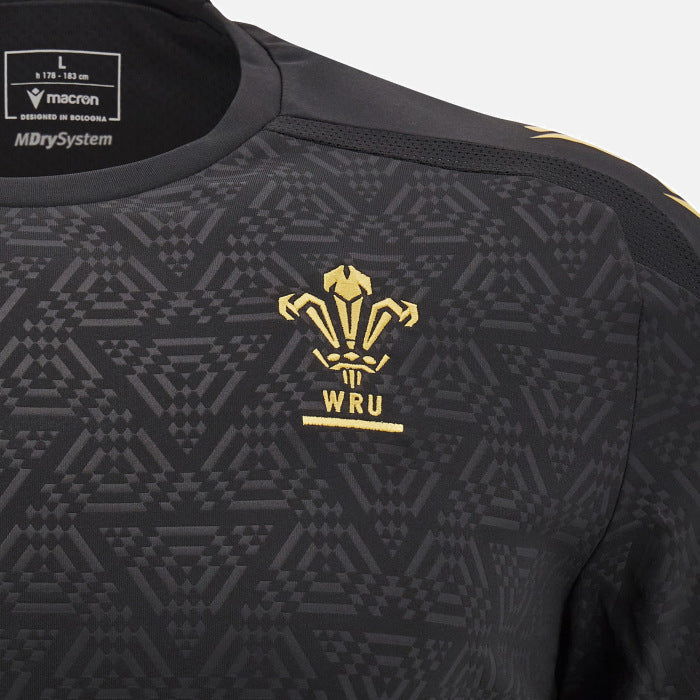 Macron Wales Rugby Training Shirt Men