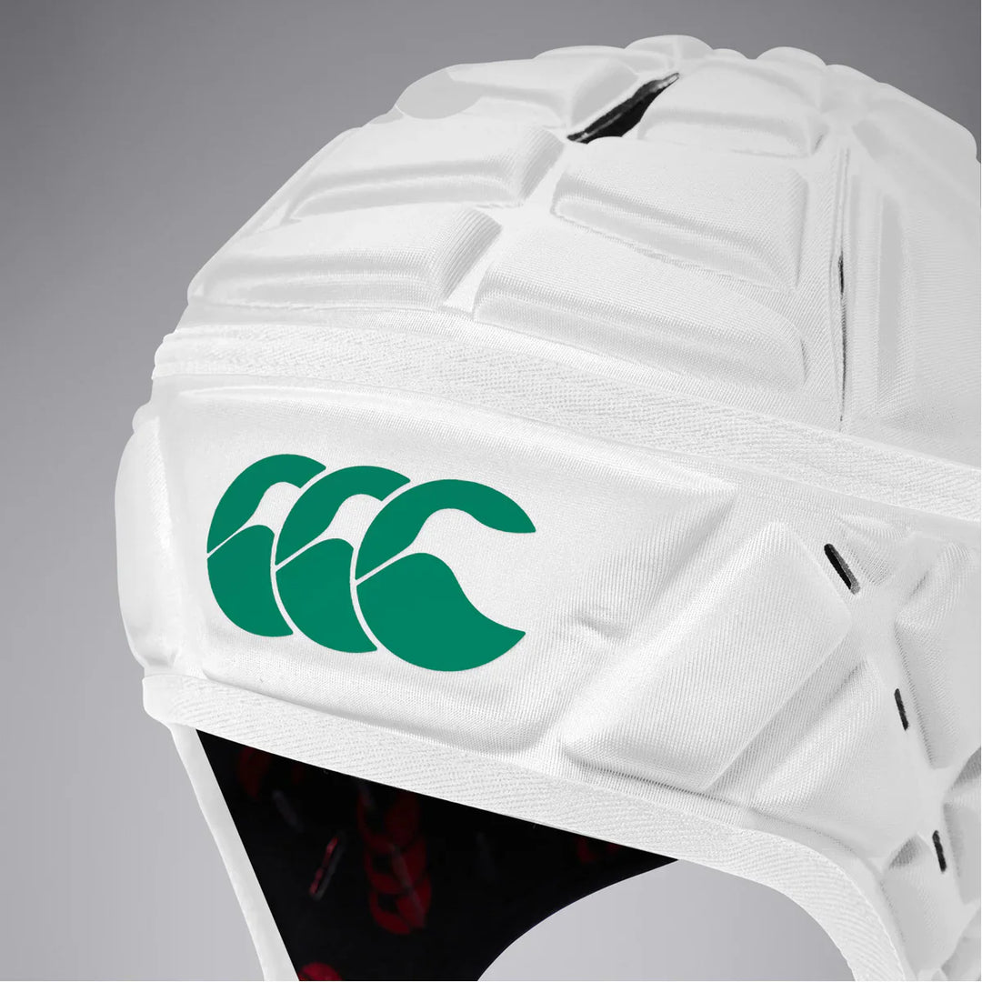Canterbury Raze Headguard Senior White/Green
