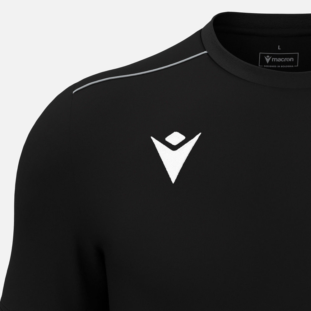 Macron Rigel Hero Sports Shirt Senior Zwart