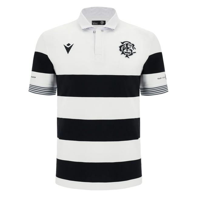 Macron Barbarians 2023/24 Cotton Short Sleeve Shirt Men