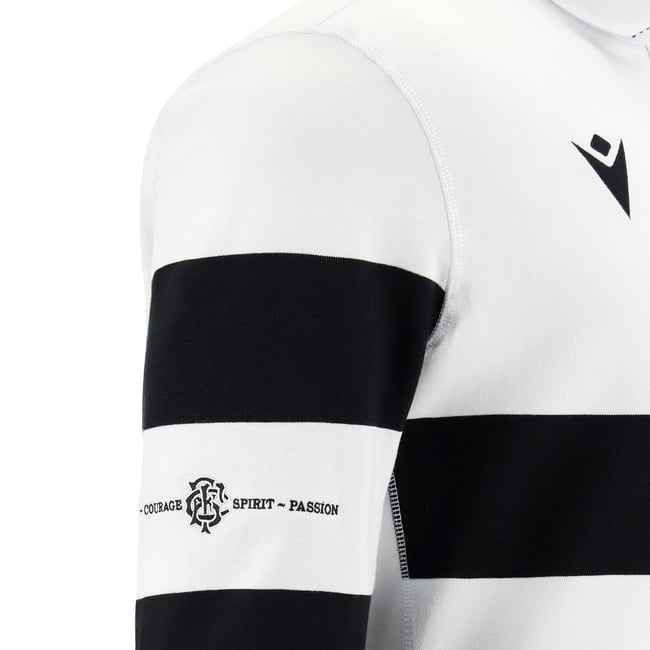 Macron Barbarians 2023/24 Cotton Long Sleeve Shirt Men