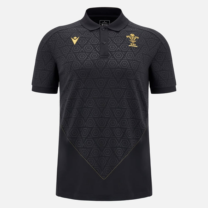 Macron Wales Rugby Travel Polo Men