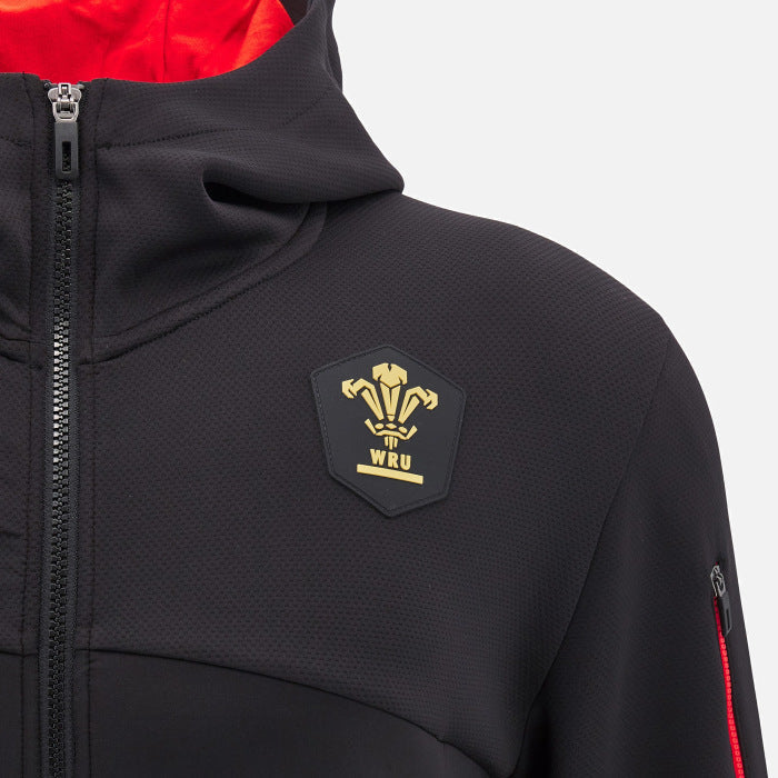 Macron Wales Rugby Full-Zip Hoodie Men