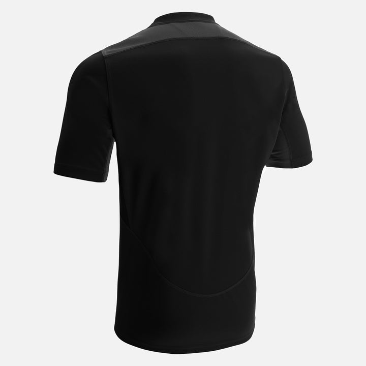 Macron Peridot Rugby Shirt Black Kids