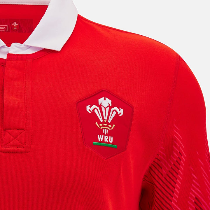 Macron Wales Rugby Cotton Home Shirt Men