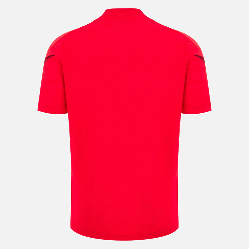 Macron Rugby Wales 2025/26 Red Training T-Shirt Men’s