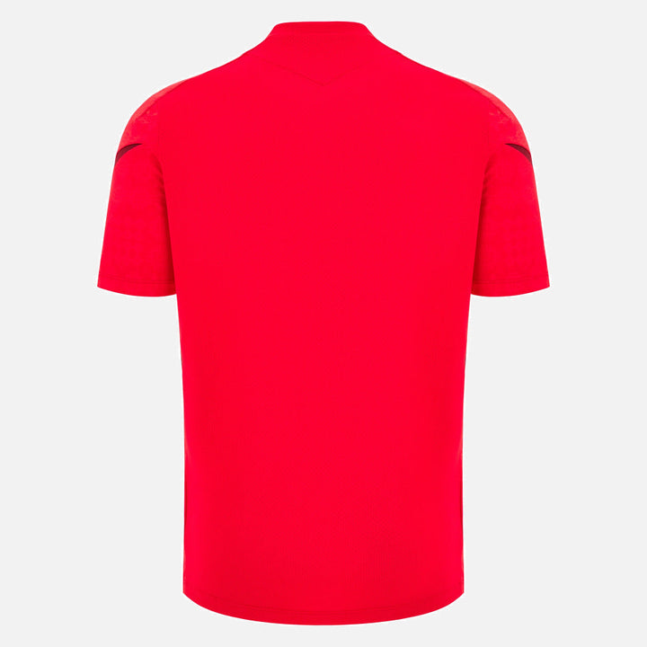 Macron Rugby Wales 2025/26 Red Training T-Shirt Men’s
