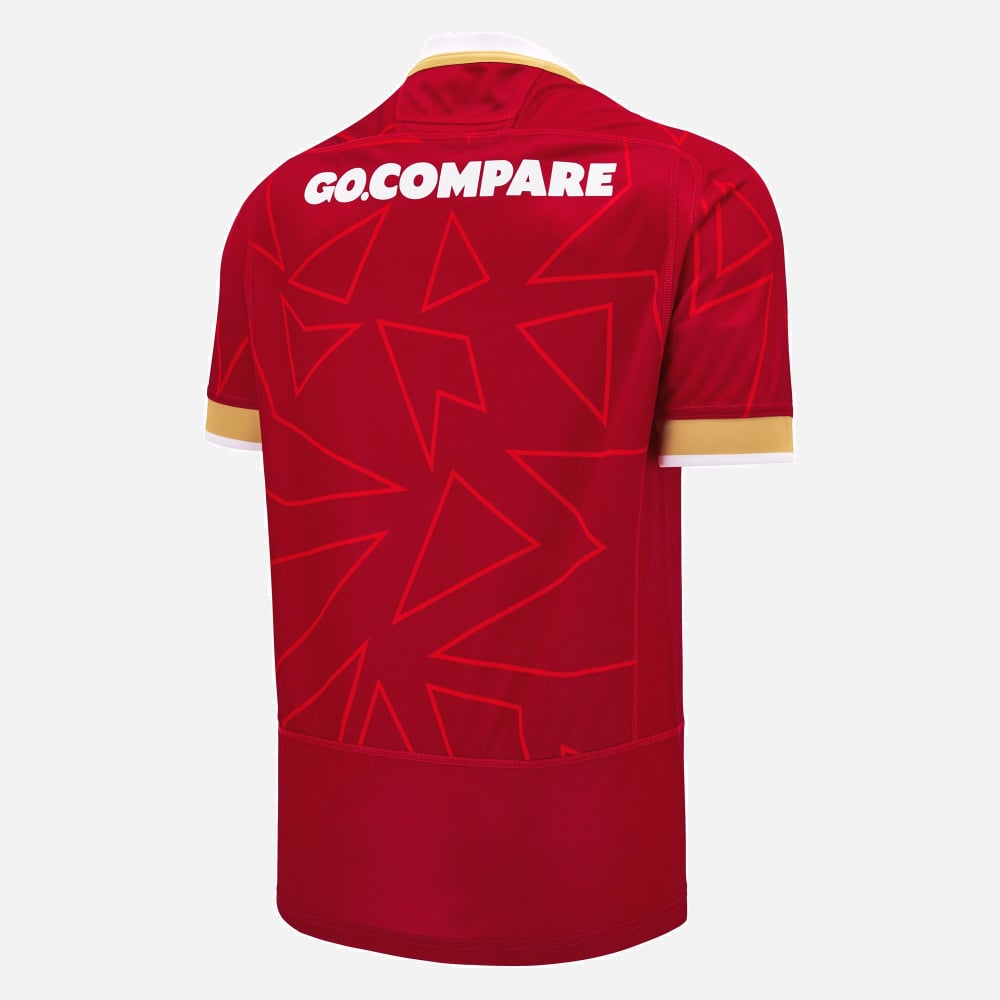 Macron Wales Rugby Replica Pathway Home Shirt Men