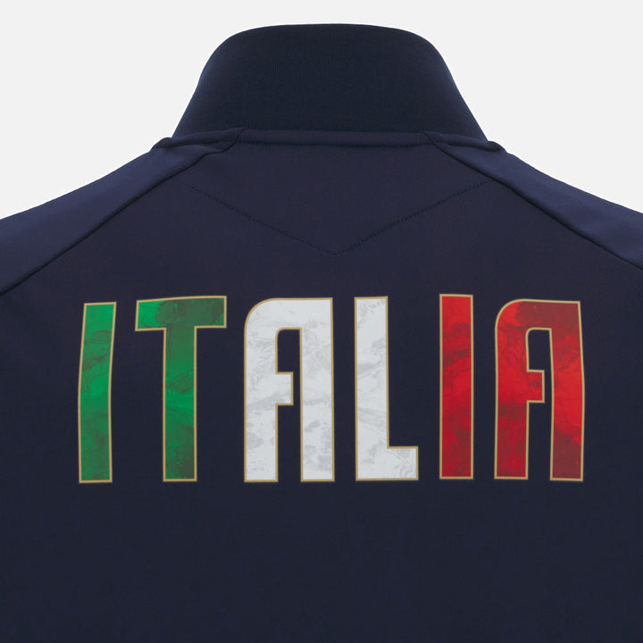 Macron Italy Rugby 2025/26 Athleisure Anthem Jacket
